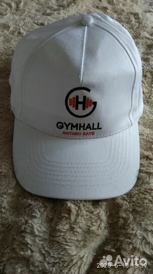 Брендовая бейсболка Gymhall, новая