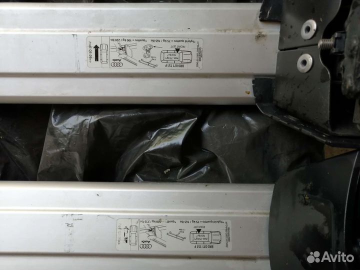 Поперечины на рейлинги tiguan