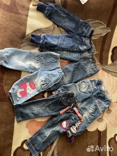 Джинсы на девочку 1,5-2года