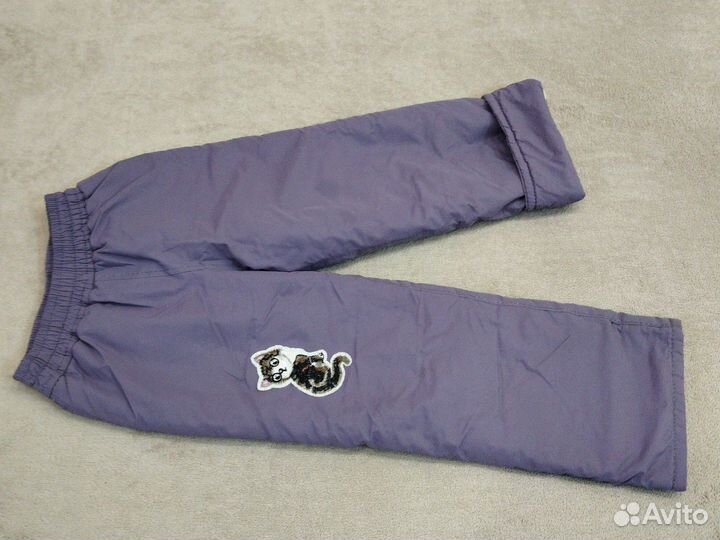 Демисезонные брючки для девочки 86-104