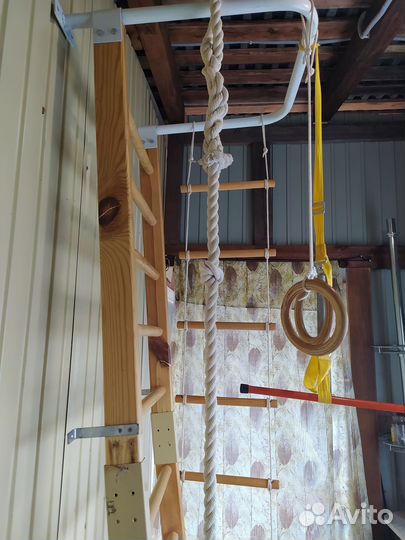 Детский спортивный комплекс деревянный