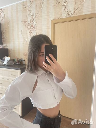 Укороченная рубашка