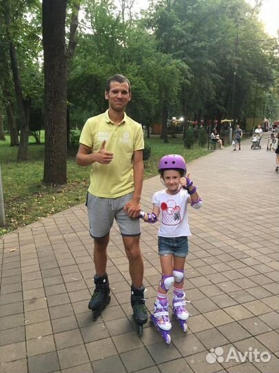 Обучение катанию на коньках и роликах. Тренер