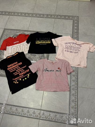 Огромный пакет вещей для девочки на рост 140