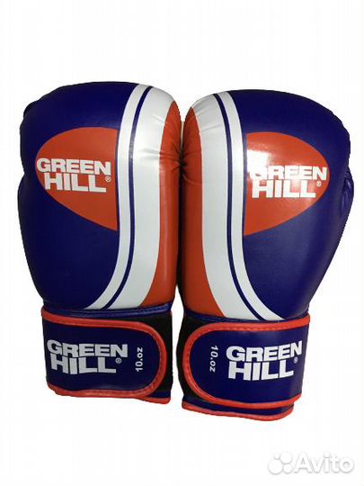 Перчатки для бокса и кикбоксинга Green Hill