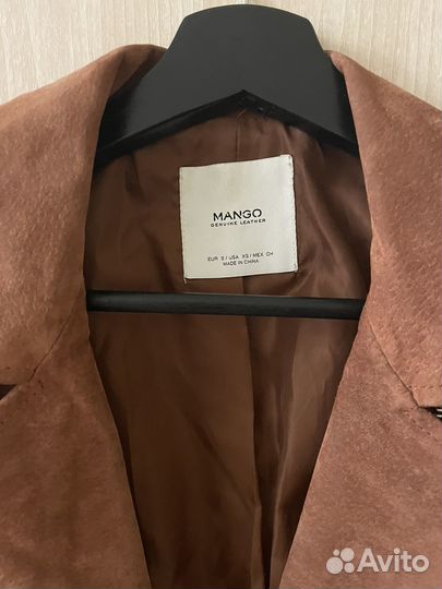 Куртка замша mango