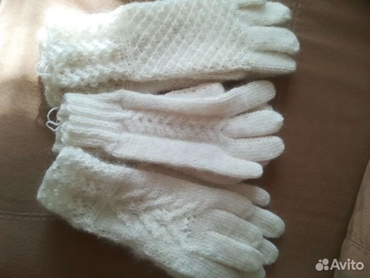 Перчатки пуховые