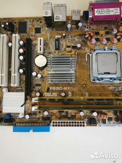 Материнская плата с процессором 775 ddr2 2.5 гб