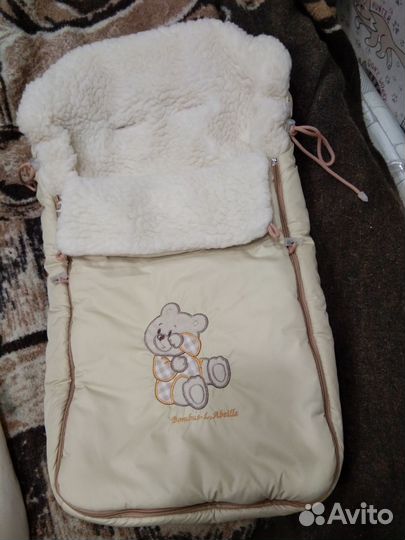 Зимний конверт в коляску