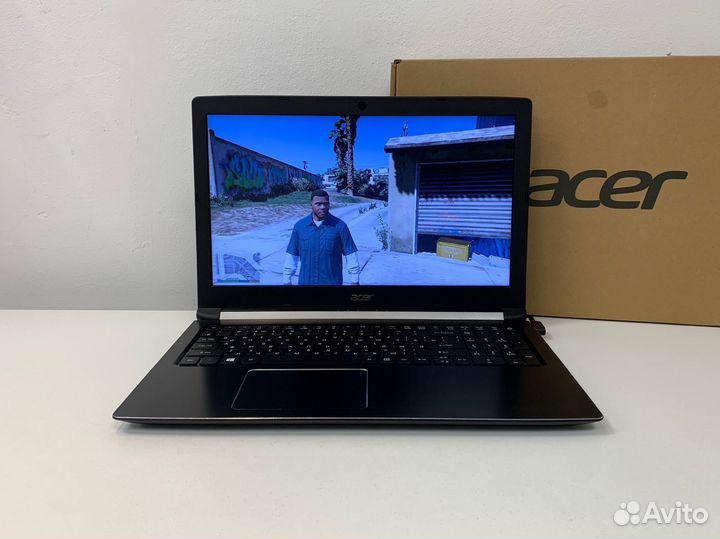 Игр. acer на i3/mx150 2gb/6gb/SSD Nvme+500gb
