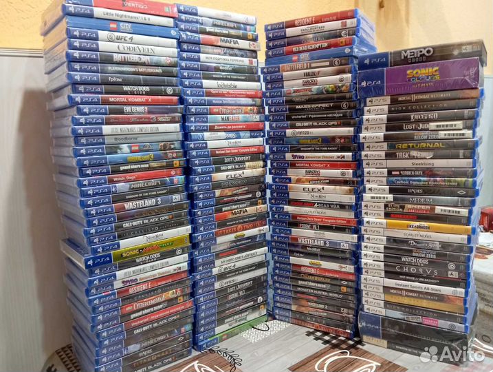 Диски PS5 PS4 новые