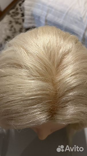 Голова манекен с натуральными волосами