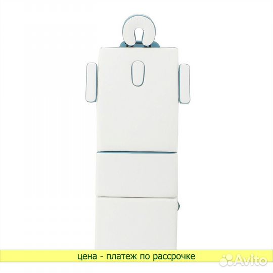 Стол массажный jfal01A NEW 2020 бело-бирюзовый