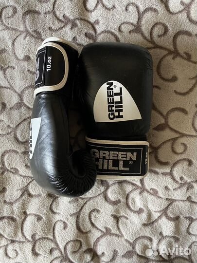 Боксерские перчатки 10 oz натуральная кожа