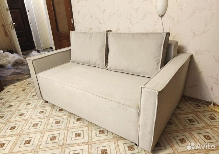 Диван Лофт 140 бежевый СПБ