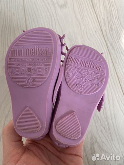 Босоножки для девочки mimi melissa