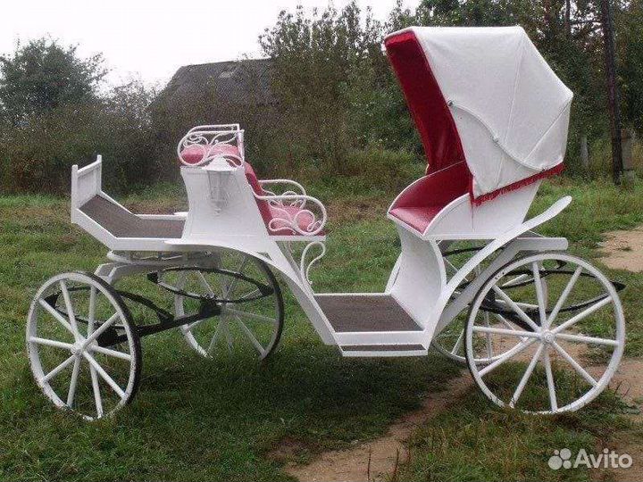 Карета-фаэтон для лошади или пони