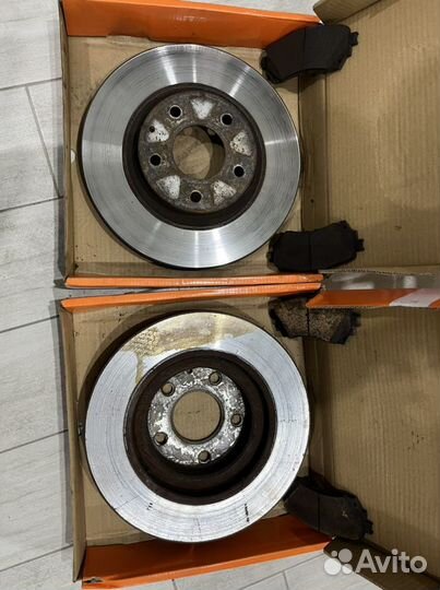 Тормозные диски и колодки mazda 6 gj