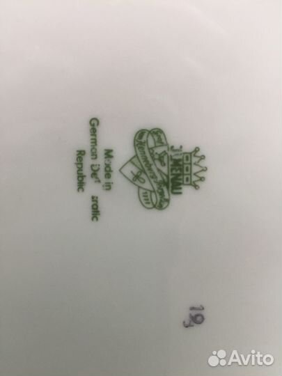 Тарелки из сервиза Мадонна (ГДР)