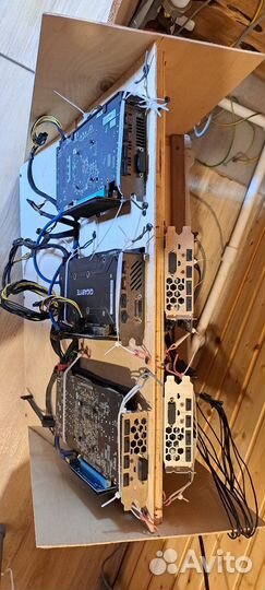 Майнинг ферма риг rx580