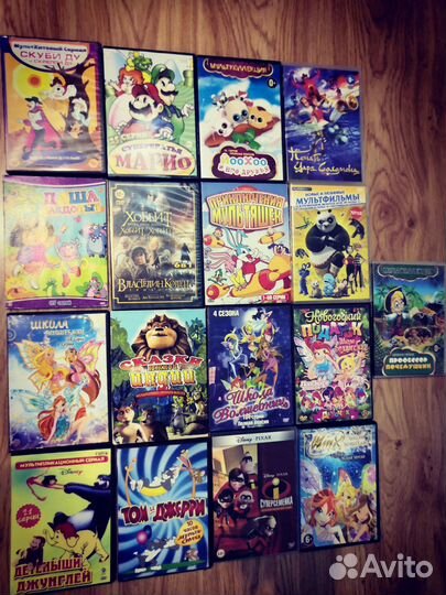 Dvd диски мультфильмы