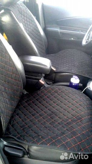 Накидки на сидения из Алькантары на весь салон