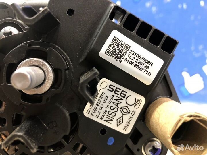 Генератор Renault Duster 2