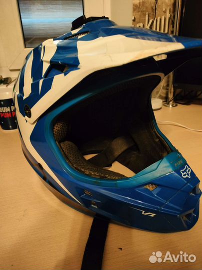 Шлем для мотокросса с очками