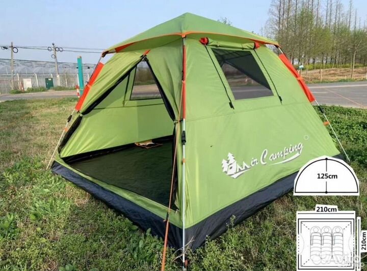 Палатка 3 местная автоматическая mir-930