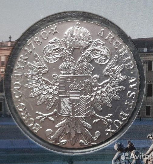 Монета талер Марии-Терезии