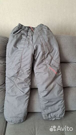 Зимние брюки на девочку