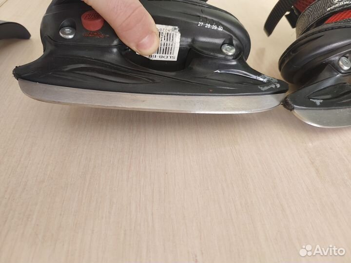 Коньки детские раздвижные 27-30 размер