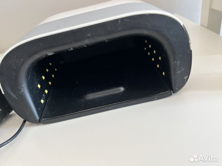 Гибридная Лампа Runail 48Вт + типсы на кольце