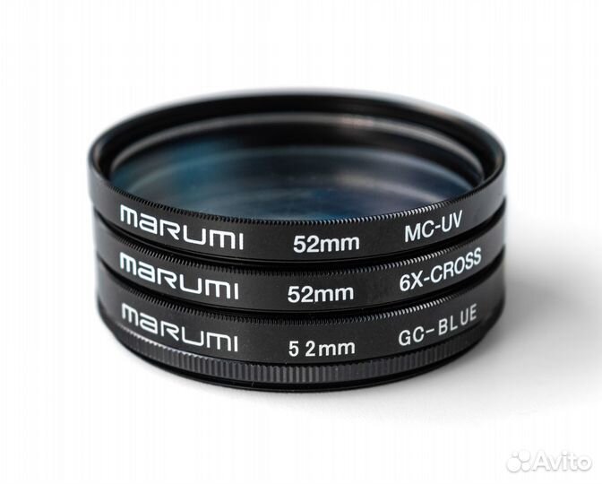 Светофильтры Marumi 52 mm MC-UV/6X-cross/GC-blue