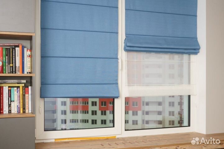 Двойные римские шторы