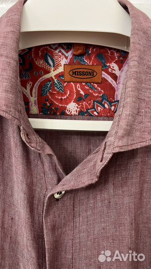 Мужская льняная рубашка