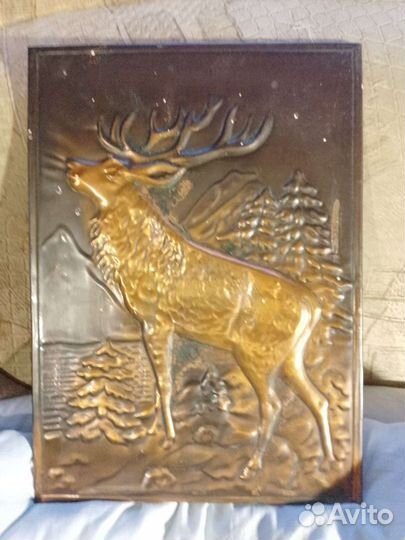 Чеканка медная СССР