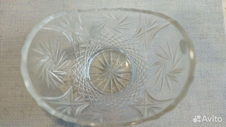 Ваза из свинцового хрусталя для сервировки стола