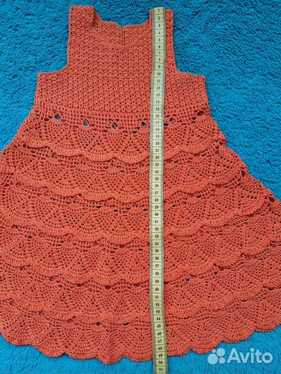 Сарафан для девочки крючком