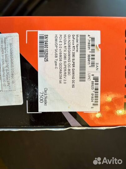 Видеокарта rtx 2080 super