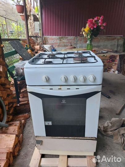 Газовая плита бу indesit