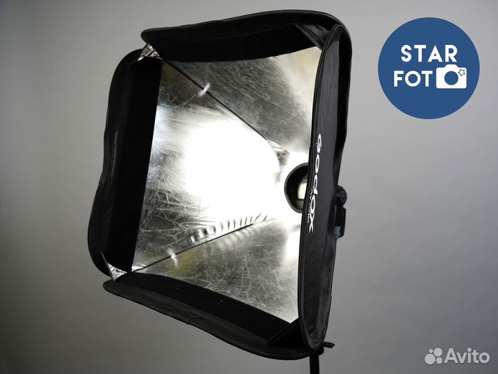 Софтбокс Godox sfgv5050 для накамерных вспышек