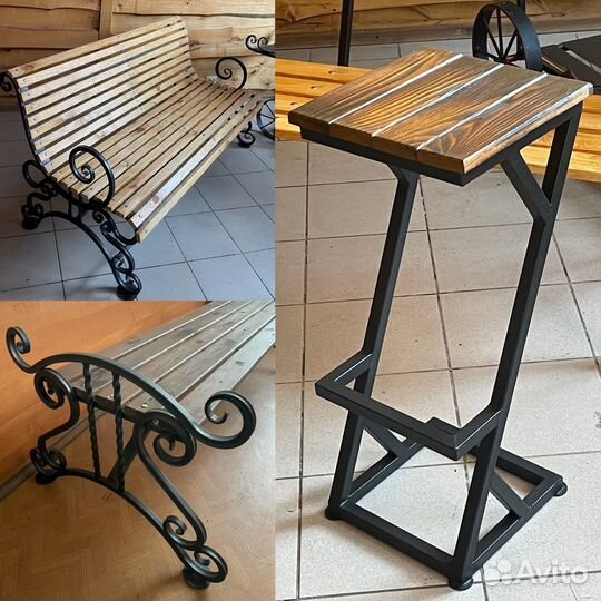 Лавка уличная