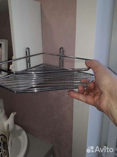 Полка металлическая ванную