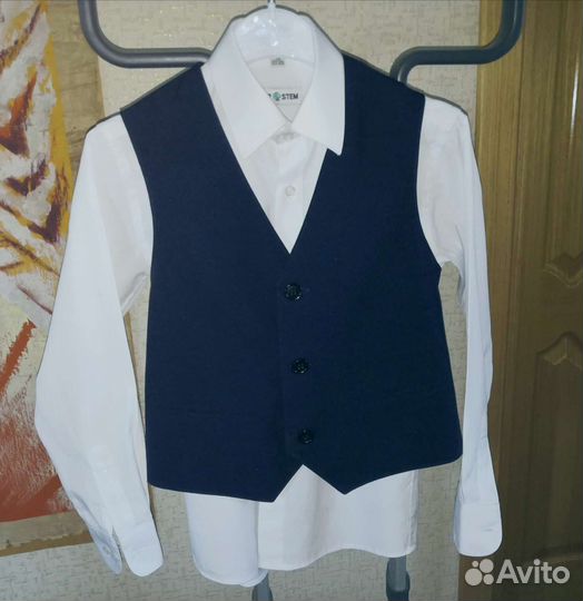 Жилеты и Рубашки 122-128
