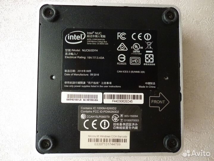 Корпус Intel NUC 6i5SYH