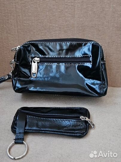 Косметичка из натуральной кожи и ключница, новые