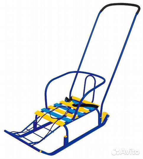 Санки Тимка 5 Комфорт с задними колесами