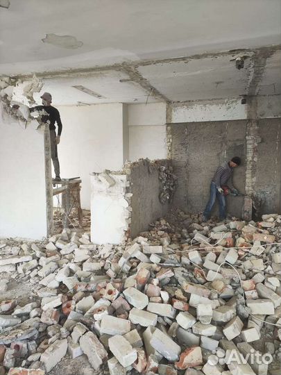 Демонтаж/перепланировка. Работаем без посредников