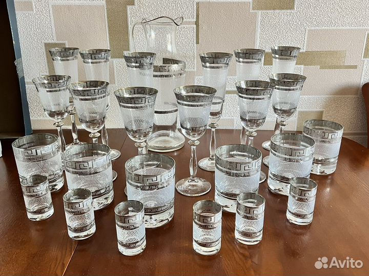 Набор посуды Чехия Mig Kristal